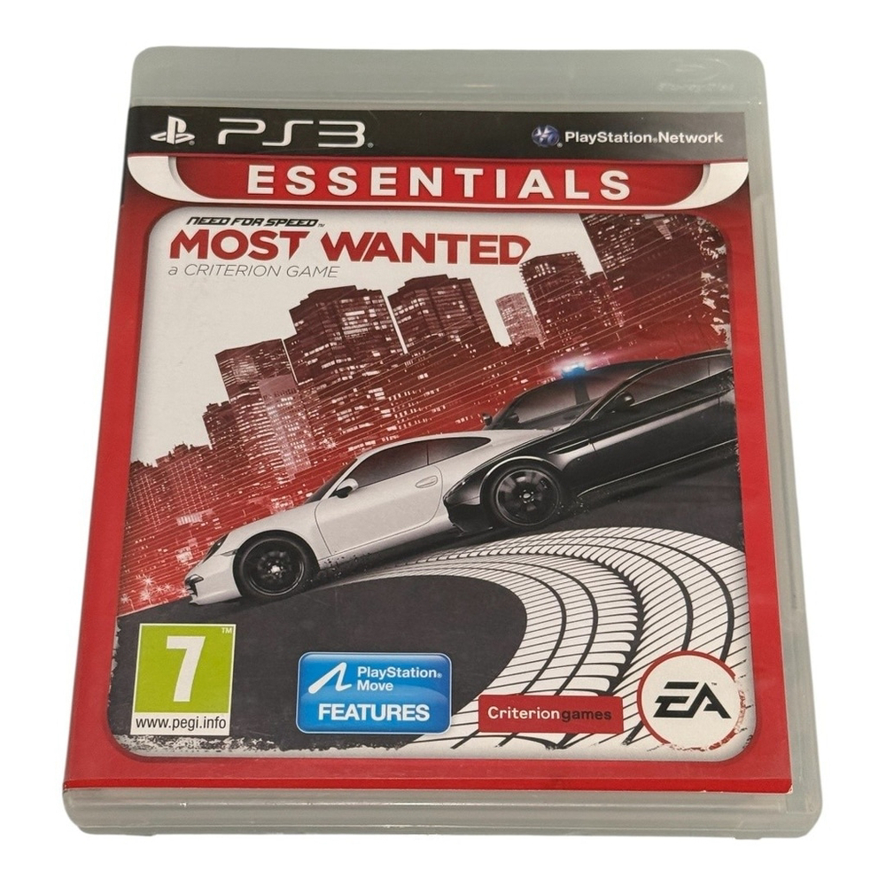 Need for Speed Most Wanted PS3 Essentials Racing Game Complete Manual Disc PAL E